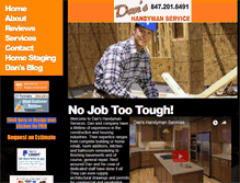 Tablet Screenshot of danmyhandyman.com